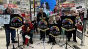 Xmas Busking Asda Keighley 03 Dec 2023