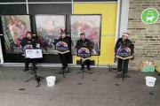 Christmas Busking Asda Keighley 18 Dec 2021